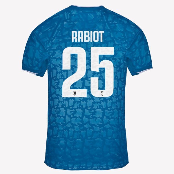 Camiseta Juventus NO.25 Rabiot Tercera equipo 2019-20 Azul